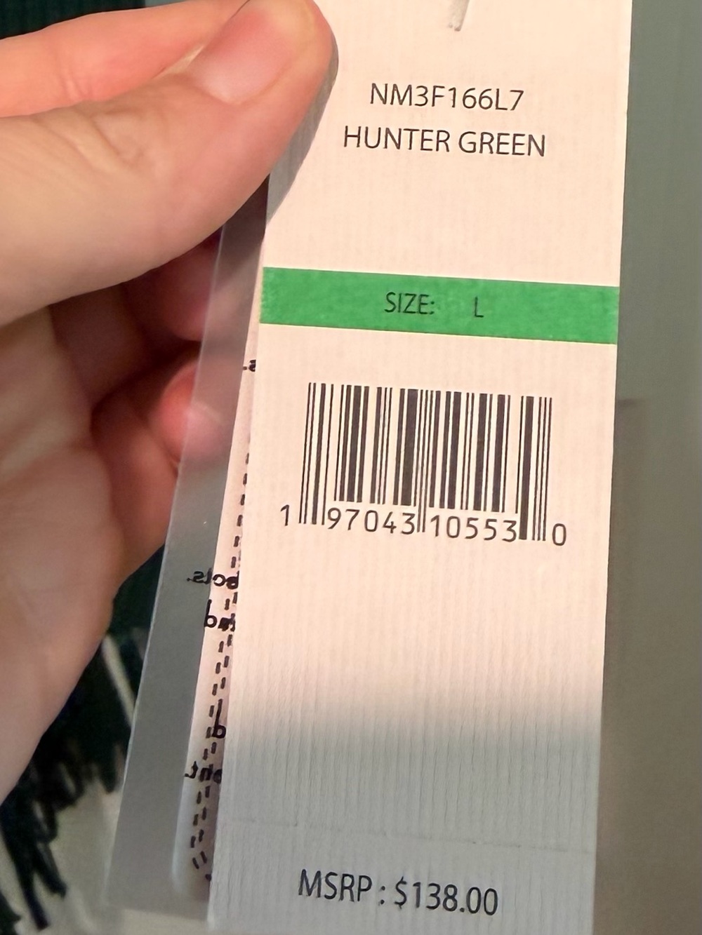 Nanette Lepore Hunter Green Ribbed Fringe Midi Sweater Dress NWT L - Picture 11 of 11